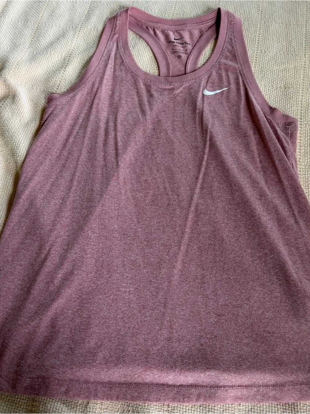 Nike Women’s Dri-FIT Racerback Tank Top - Mauve